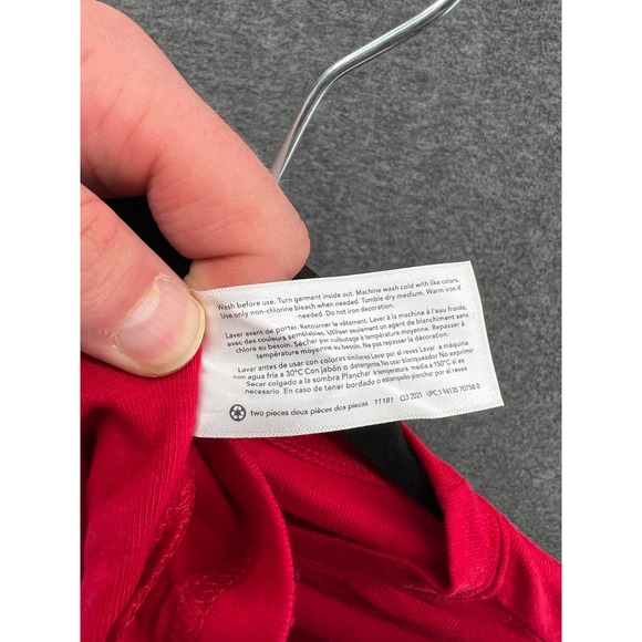 NEW Carter's Pajama Set Adult Unisex 2XL Christmas Top Pants 2-Piece Ho Ho NWT - Picture 7 of 16